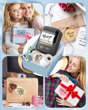 The ndyin Bluetooth - enabled portable label maker is a must - have for creating romantic gifts for parents - kids or lovers!