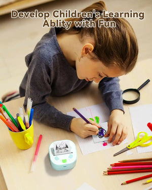 Ndyin D21 is a desktop learning assistant for children, helping them to draw and create better.