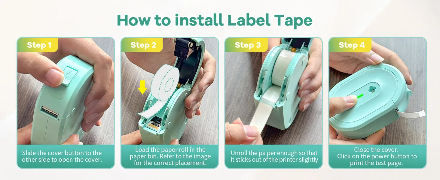 Steps for labeling the ndyin n12 labeling machine