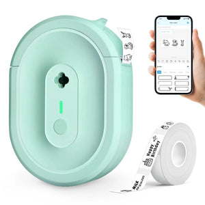 Ndyin N12 mini Bluetooth label maker with inkless printing and app connectivity